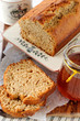 Rye bread with banana and honey Rye bread with banana and honey