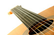 Details of classic spanish wooden guitar