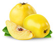 Quince fruits isolated on white