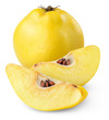 Quince fruits isolated on white Quince fruits isolated on white