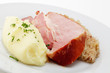 Kasseler Rippenspeer, Sauerkraut, Kartoffelpüree