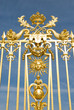 Versailles Palace Park golden Gate Detail