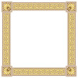 Déco méandres et palmettes en or Déco méandres et palmettes en or