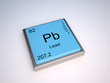 Lead chemical element of the periodic table with symbol Pb
