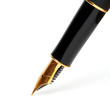 fountain pen on white background