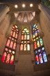 Vidrieras en la Sagrada Familia de Barcelona