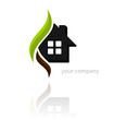 Logo arcs vert marron carrés gris