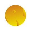 lettre R alphabet bouton icône lettrine typo mot lettre R alphabet bouton icône lettrine typo mot