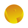 lettre P alphabet bouton icône lettrine typo mot lettre P alphabet bouton icône lettrine typo mot