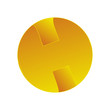 lettre H alphabet bouton icône lettrine typo mot lettre H alphabet bouton icône lettrine typo mot