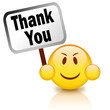 Thank you sign