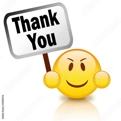 Illustration: Thank you sign Thank you sign