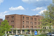 Brick Office Building Trees Suburban MD USA