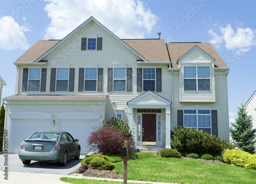 Photo: Front View Vinyl Siding Single Family Home MD Front View Vinyl Siding Single Family Home MD