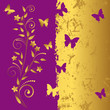 Grunge floral background. Grunge floral background.
