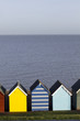 colorful beach huts
