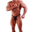 bodybuilder flexing