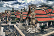 Detail of a Thailand Temple in Bangkok