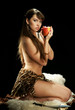Amazon with an apple