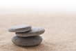 Sable et galets zen