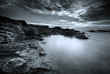 Monochrome seascape