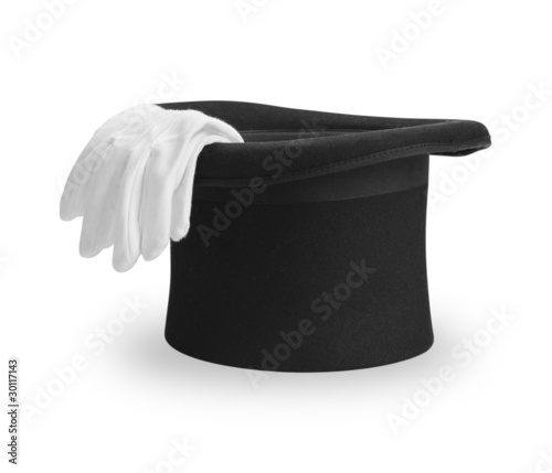 Photo: Top hat and gloves Top hat and gloves