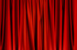 Red curtains