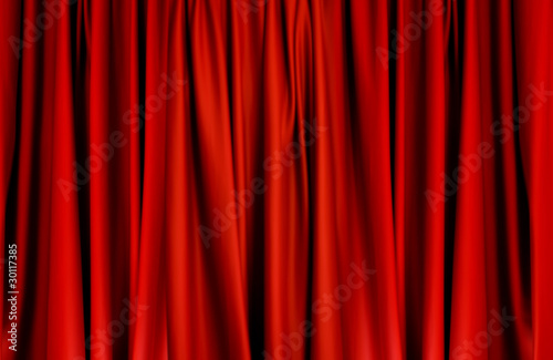 Photo: Red curtains Red curtains