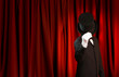 Magician on stage