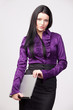 Business woman with laptop