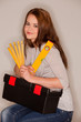 craftswoman with tools