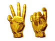 sign language, letters W-X