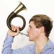 Jäger mit Horn