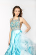 Romantic girl in the beautiful dress Romantic girl in the beautiful dress