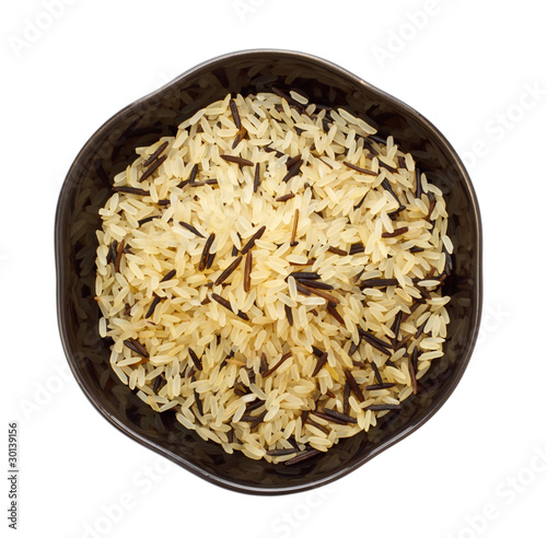 Photo: Bowl Of Raw Rice Bowl Of Raw Rice