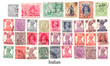 Indian various vintage, collection  of postage stamps.