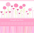 Greeting card with roses Greeting card with roses