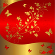 Grunge floral background. Grunge floral background.