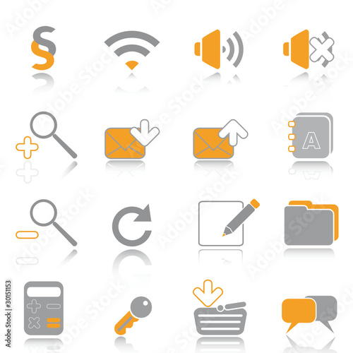 Vektor: web Button Orange3 web Button Orange3