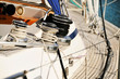 Photo: Sailing yacht detail Sailing yacht detail