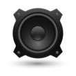 Speaker icon. Vector illustration.