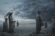fine art photo of fossilized people fine art photo of fossilized people