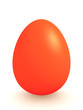 isolated red egg