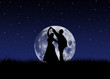 tango in front of the moon
