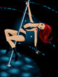 Vector: Pole dancer Pole dancer