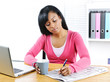Young woman looking for job