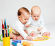 Two creative babies