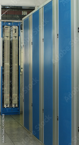 Photo: digital telephony exchange equipment digital telephony exchange equipment
