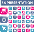 36 presentation buttons 36 presentation buttons