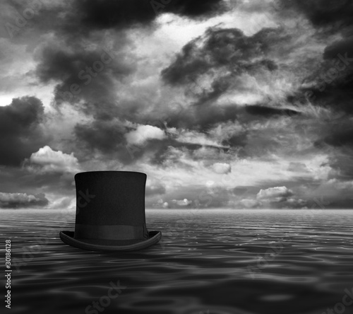 Photo: Top hat at sea Top hat at sea